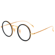 women's round small frame glasses, view 4 - MRSLM