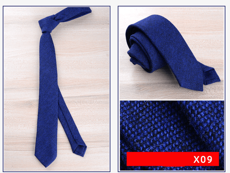 men's wool tie, view 9 - MRSLM