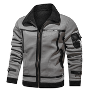 men's PU leather jacket, view 2 - MRSLM