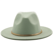 wool cotton fedora jazz hat, view 4 - MRSLM