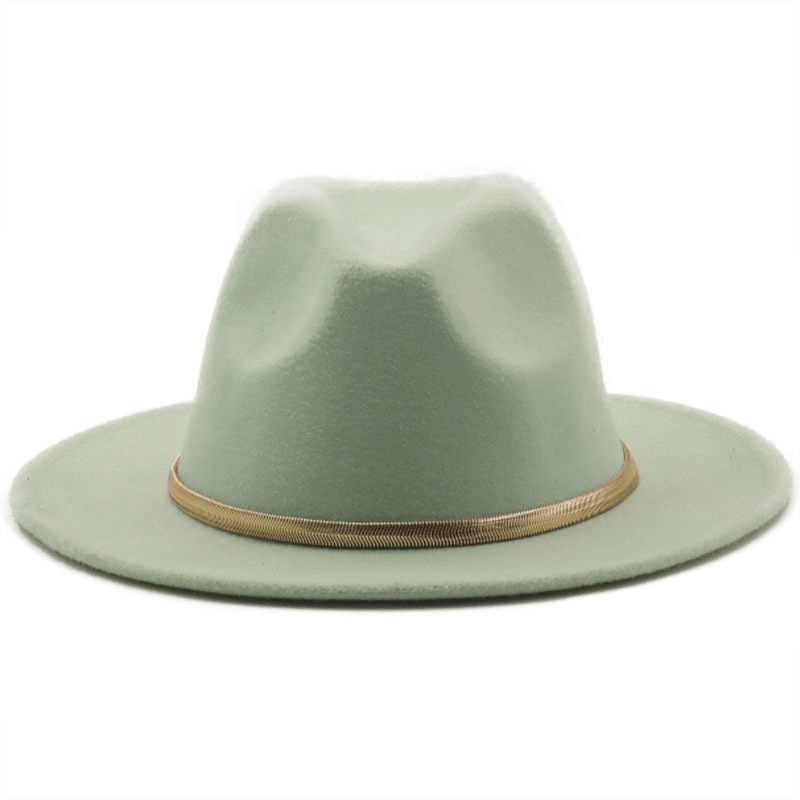wool cotton fedora jazz hat, view 4 - MRSLM
