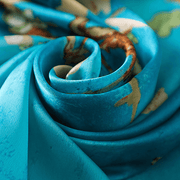 oil painting imitation silk print scarf, view 2 - MRSLM