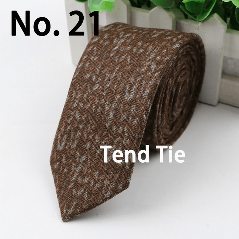 men's ultra-narrow wool tie, view 22 - MRSLM