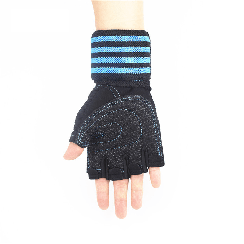 Half-finger compression gym gloves, view 9 - MRSLM