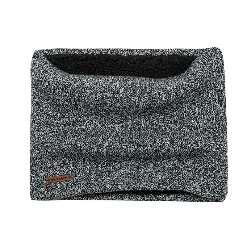 men's knitted pullover scarf, view 7 - MRSLM