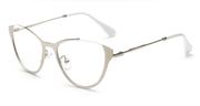 Metal frame decorative glasses, view 3 - MRSLM