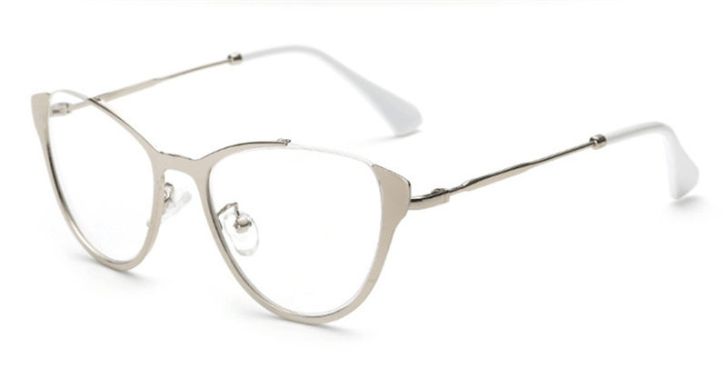 Metal frame decorative glasses, view 3 - MRSLM