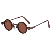 Steampunk small round sunglasses, view 4 - MRSLM