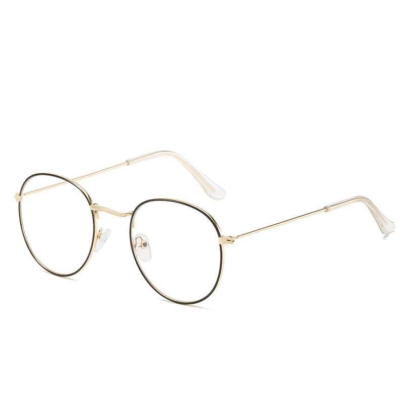 vintage round metal frame glasses, view 5 - MRSLM
