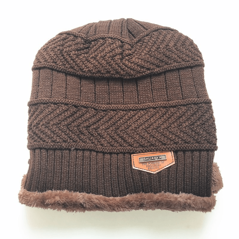 men's wool knitted hat, view 2 - MRSLM