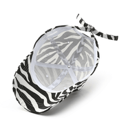 zebra print baseball cap, view 2 - MRSLM