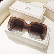Ladies' square big frame sunglasses, view 8 - MRSLM