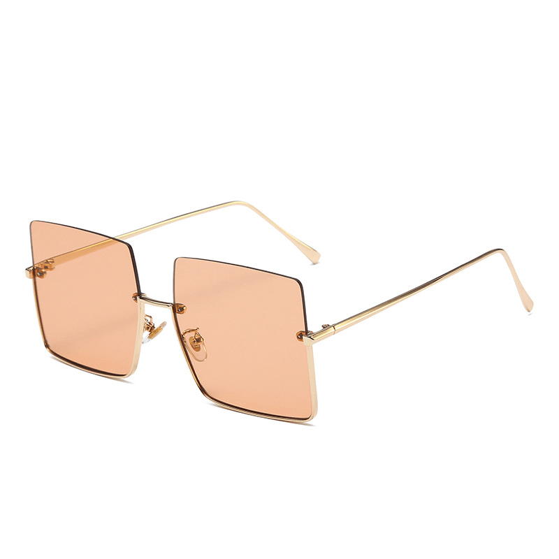 half-rim square sunglasses, view 7 - MRSLM