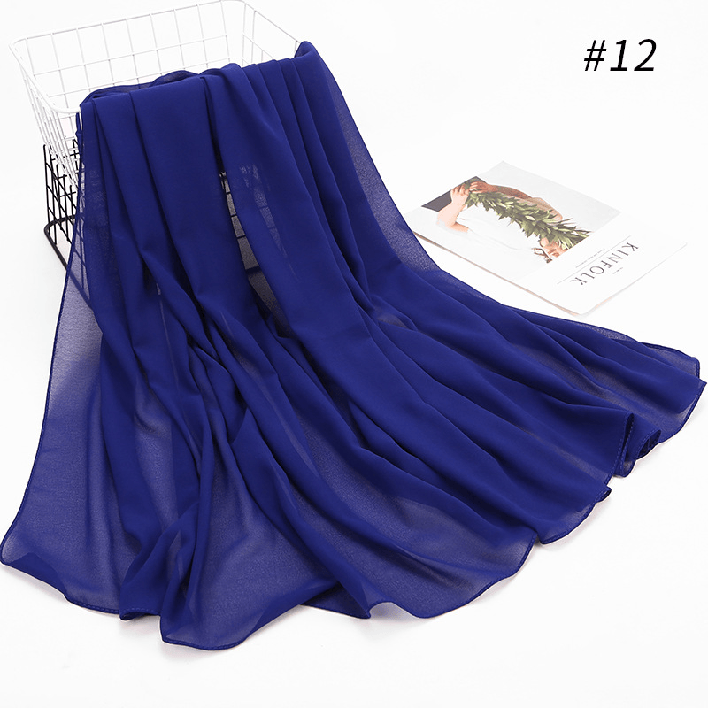 women's chiffon hijab headscarf, view 17 - MRSLM