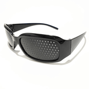 Children's black goggle eyeglasses, view 3 - MRSLM