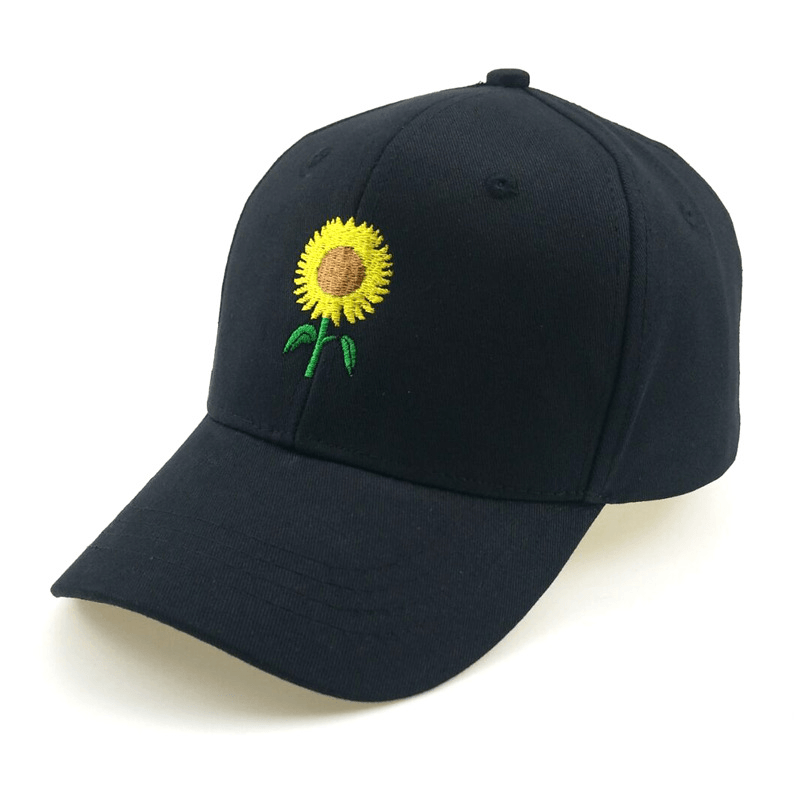 sunflower embroidered baseball cap, view 7 - MRSLM