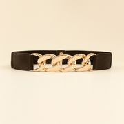 Women's gold silver waist belt, view 7 - MRSLM