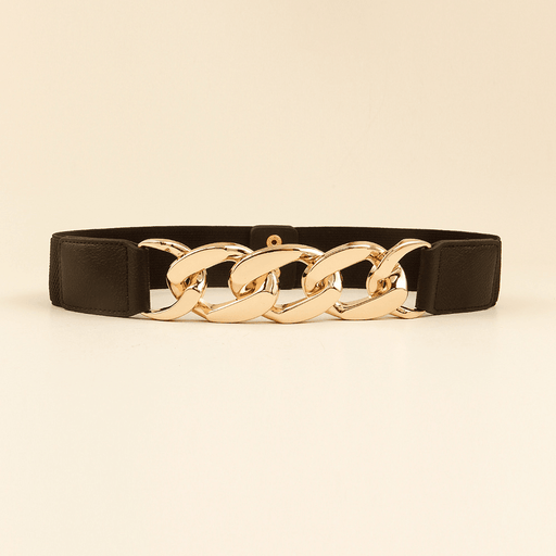 Women's gold silver waist belt, view 7 - MRSLM