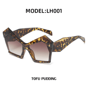 women's polygon fashion sunglasses, view 6 - MRSLM