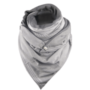 Padded warm printed shawl scarf, view 3 - MRSLM