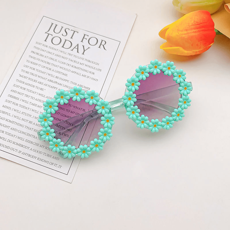 cute flower kids' sunglasses, view 7 - MRSLM