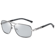 men's square color changing sunglasses, view 6 - MRSLM
