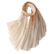 Gradient color matching long shawl, view 12 - MRSLM
