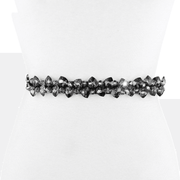women's rhinestone elastic waistband, view 2 - MRSLM
