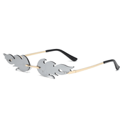 Flame narrow frame sunglasses, view 9 - MRSLM