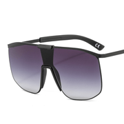 Large one-piece metal frame sunglasses, view 7 - MRSLM
