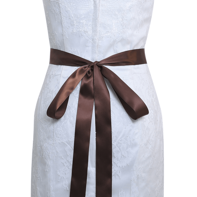 Bridal rhinestone wide belt, view 14 - MRSLM