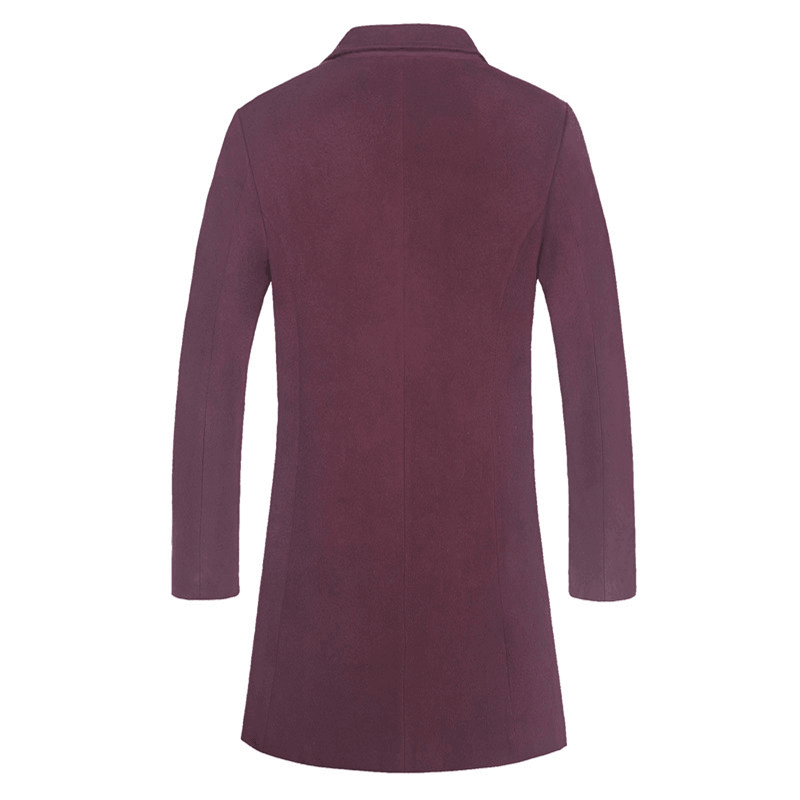 mid-length single-breasted jacket, view 7 - MRSLM