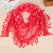 Women's lace fringed scarf - MRSLM