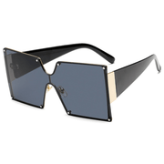 women's big frame rimless sunglasses - MRSLM