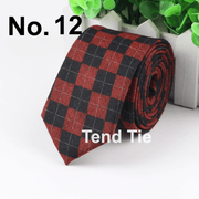 men's ultra-narrow wool tie, view 13 - MRSLM