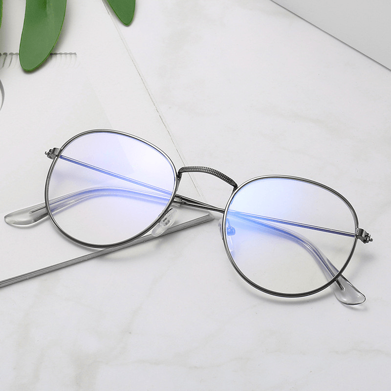 vintage round metal frame glasses - MRSLM