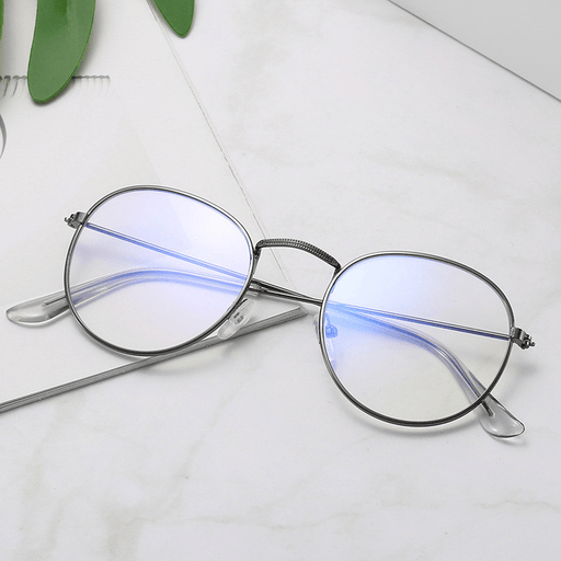 vintage round metal frame glasses - MRSLM