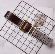 women's solid color wide belt, view 6 - MRSLM
