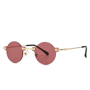 retro square narrow street fashion sunglasses, view 5 - MRSLM