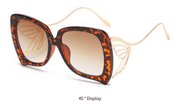 retro butterfly sunglasses, view 7 - MRSLM