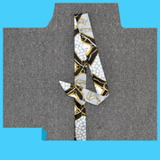 Trendy Handbags Tie Wrap Handle Silk Scarf - MRSLM
