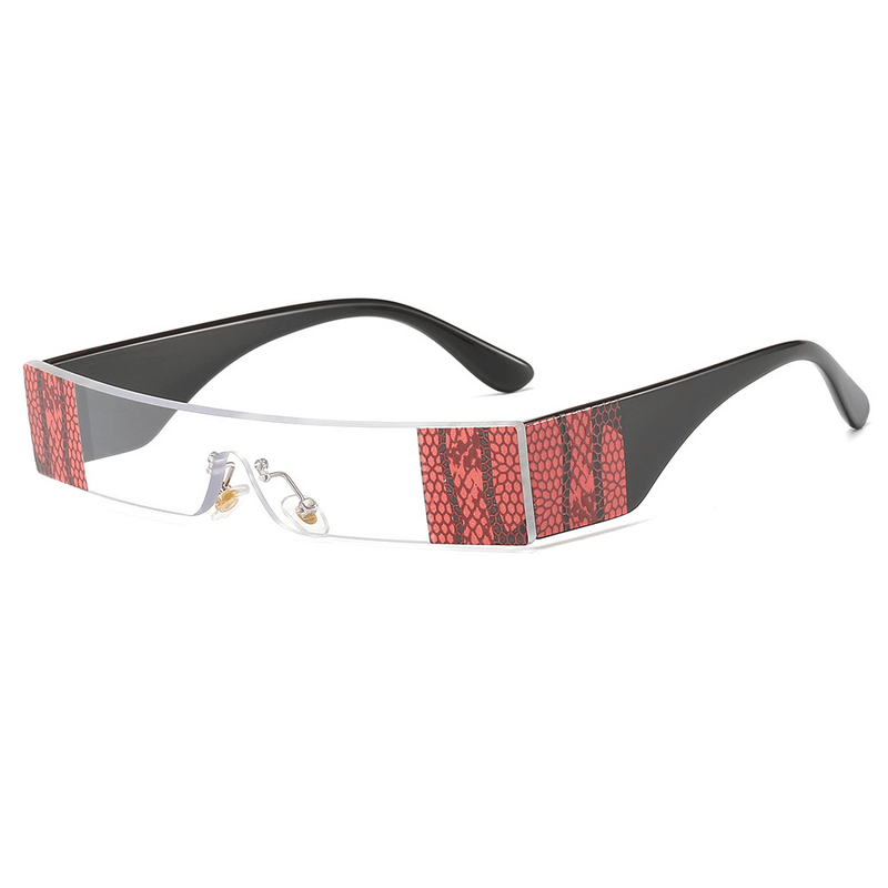 snake pattern small frame sunglasses, view 5 - MRSLM