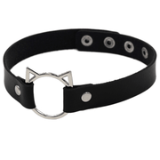 Punk leather collar choker - MRSLM