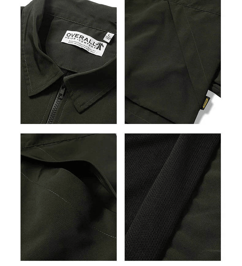 men's loose hooded casual jacket, view 4 - MRSLM