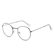 vintage round metal frame glasses, view 3 - MRSLM