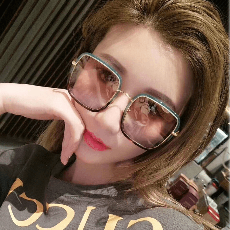retro square sunglasses, view 5 - MRSLM