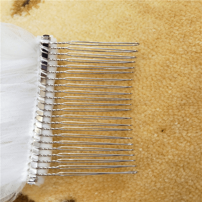 cathedral mesh bridal wedding veil, view 2 - MRSLM