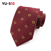Men's retro jacquard tie, view 11 - MRSLM