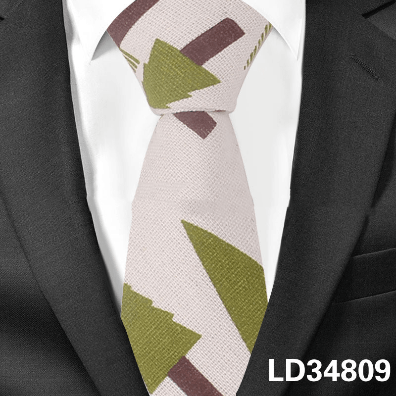 cartoon animal print tie, view 3 - MRSLM