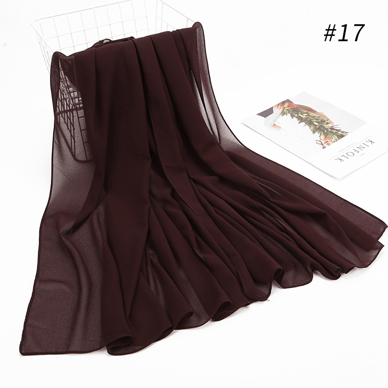 women's chiffon hijab headscarf, view 22 - MRSLM